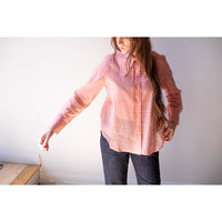 Caron Callahan Cooper Shirt in Pink Hop Gingham