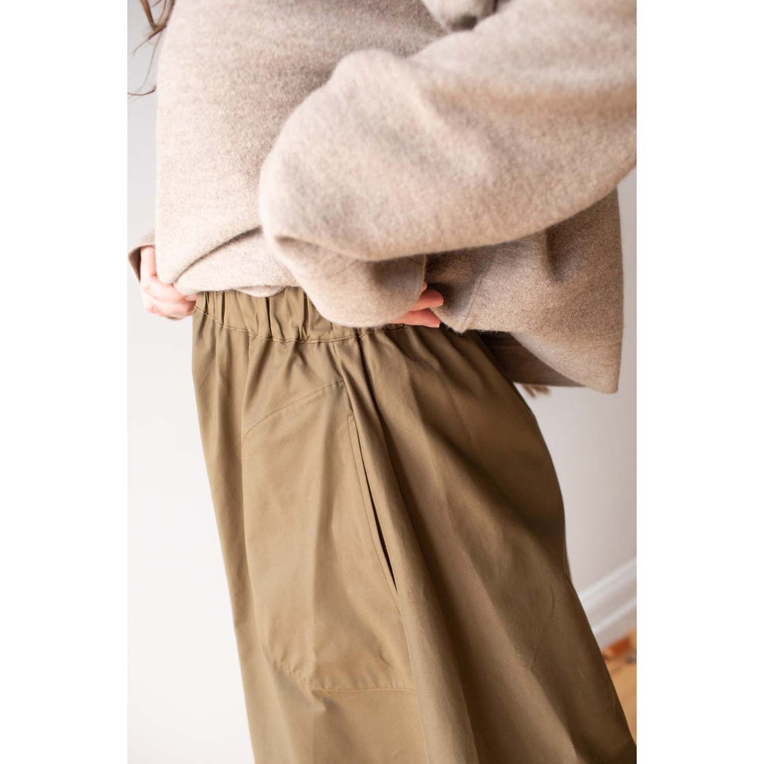 Fabiana Pigna Regar Skirt in Olive