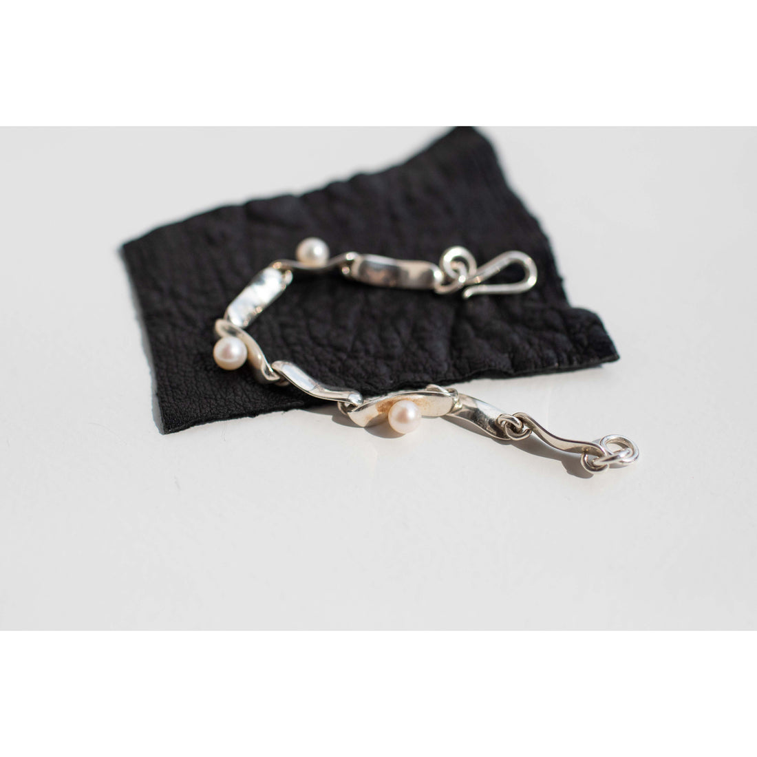 Sapir Bachar Synthesis Pearl Bracelet in Sterling Silver