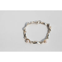 Sapir Bachar Synthesis Pearl Bracelet in Sterling Silver