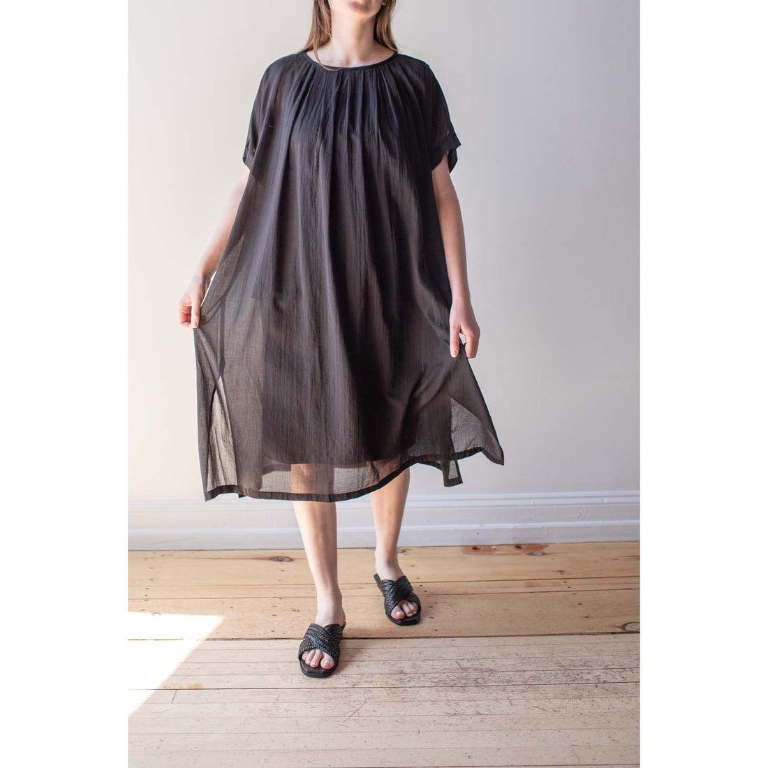 Evam Eva Tuck One Piece in Sumi