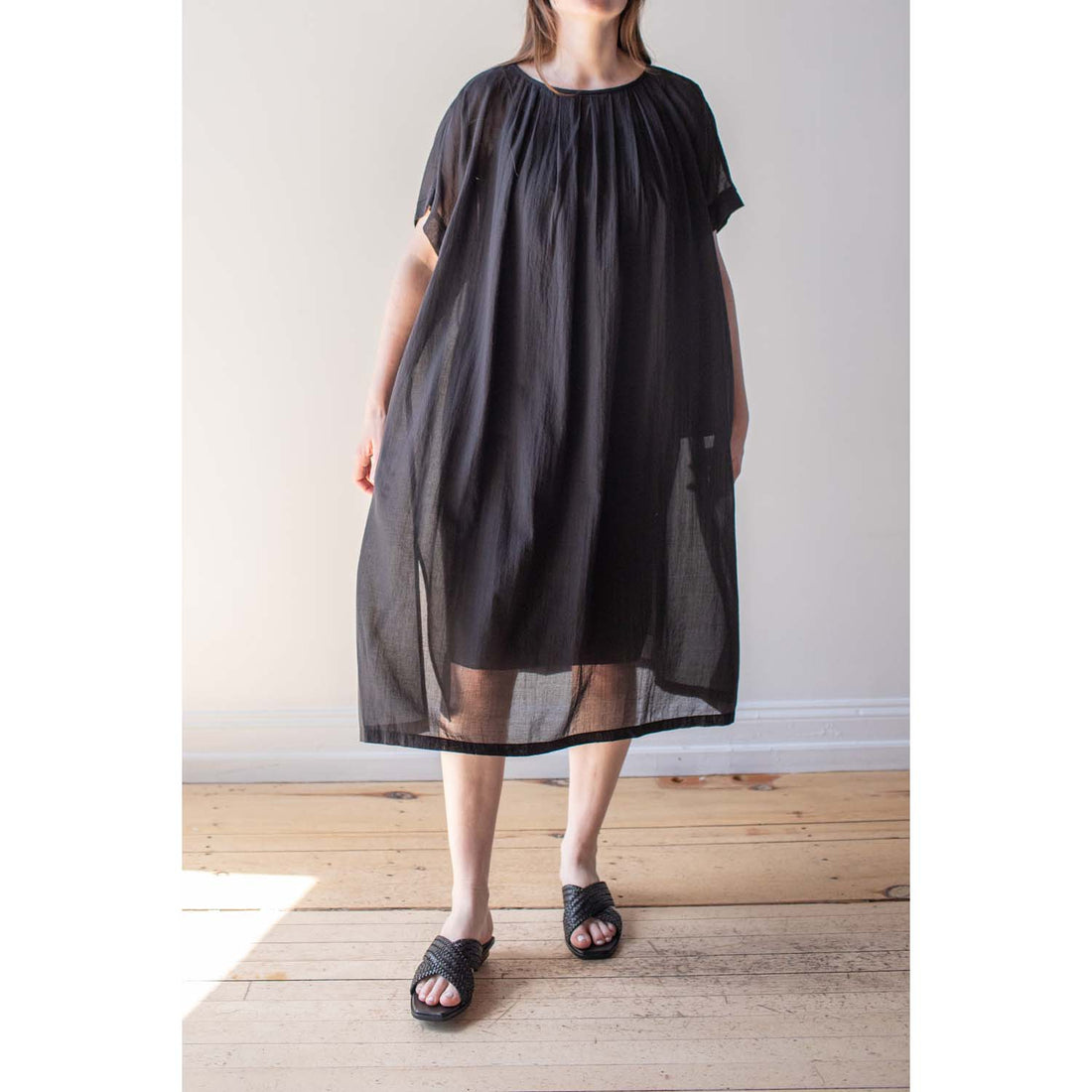 Evam Eva Tuck One Piece in Sumi