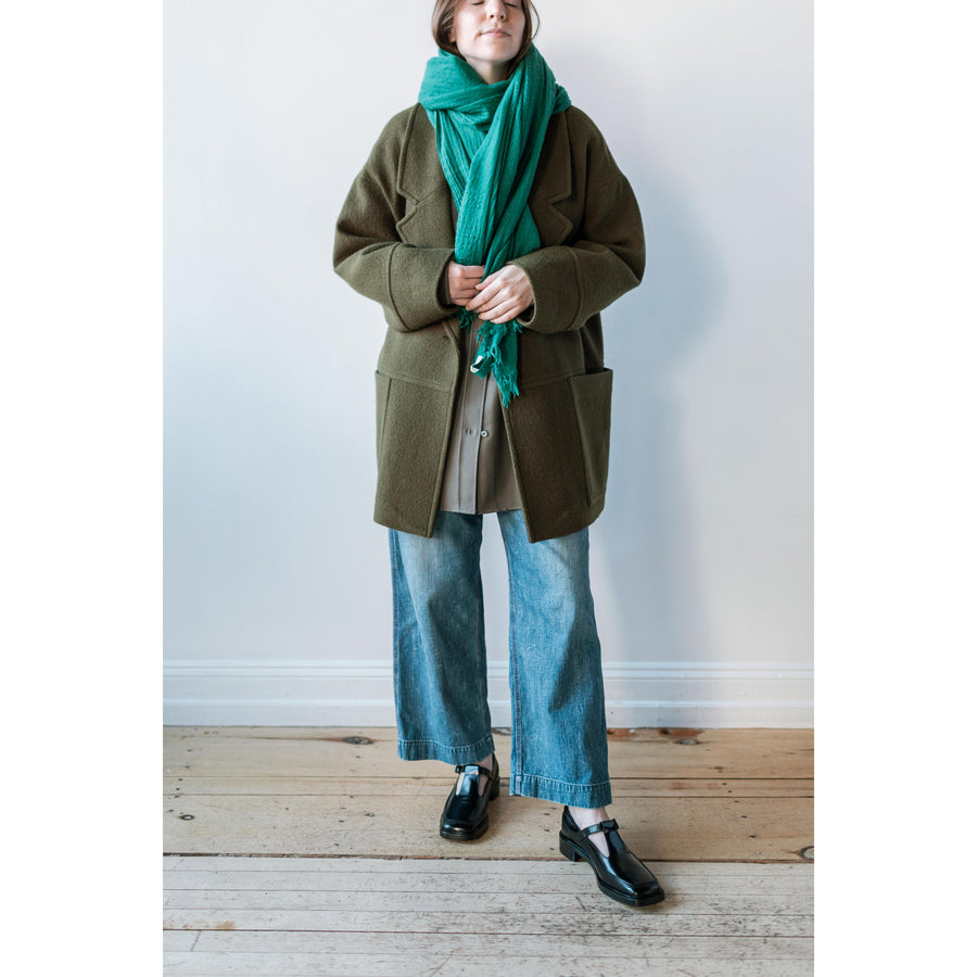 Apiece Apart Acacia Overcoat in Olive