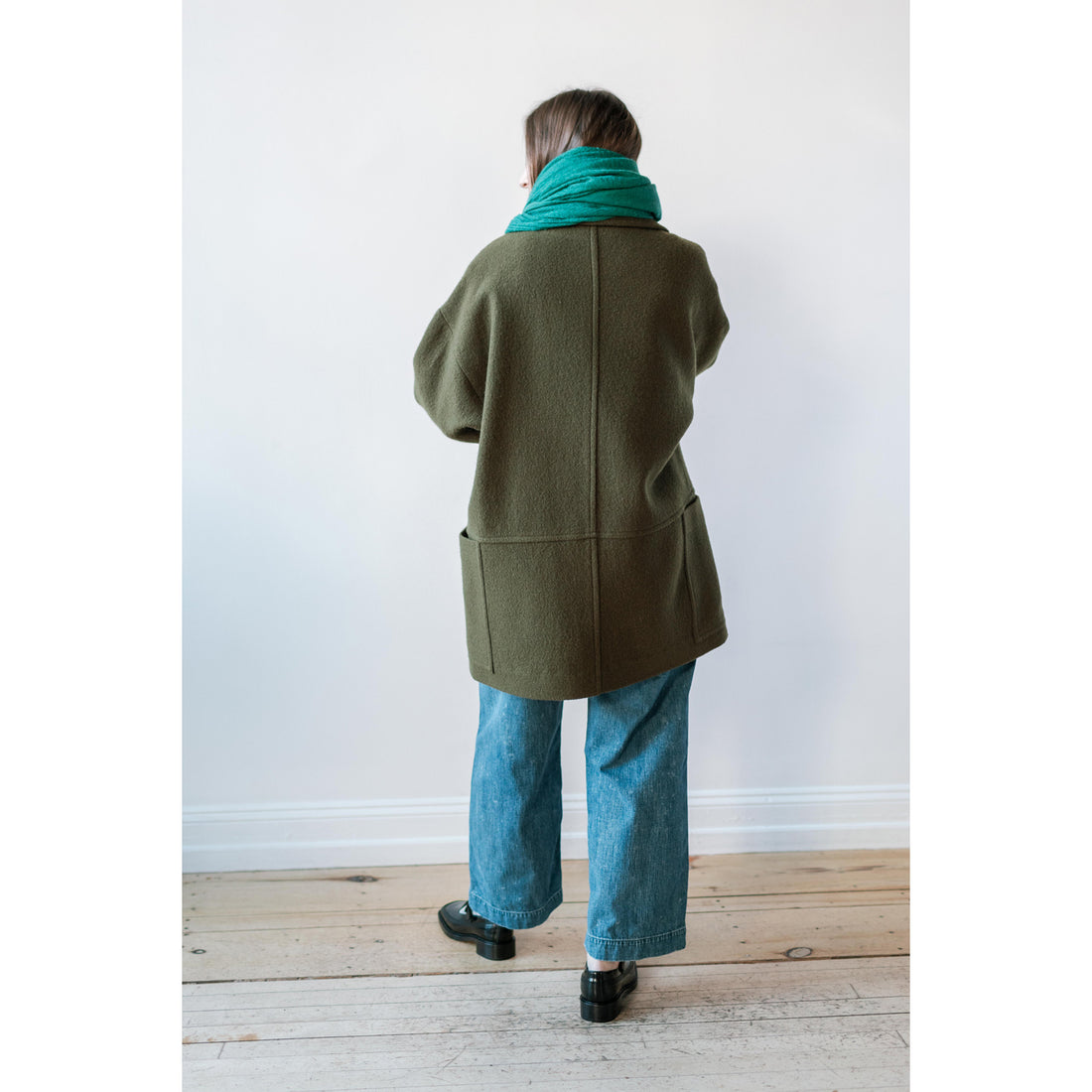 Apiece Apart Acacia Overcoat in Olive