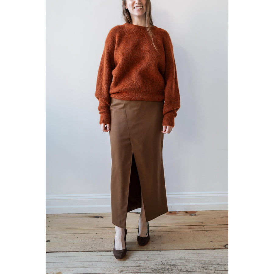 Hope Tail Skirt in Brown