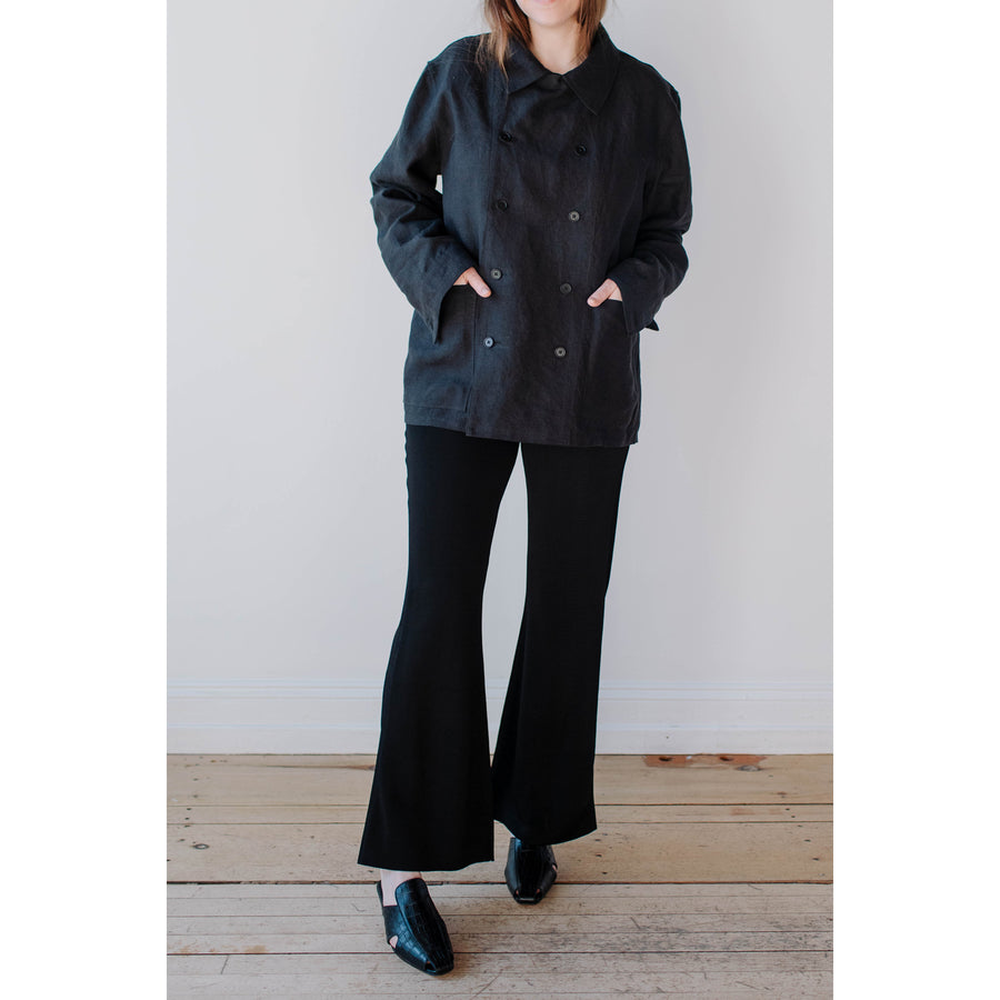 Studio Nicholson Linna Knit Pant in Black