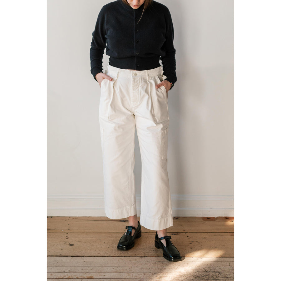 Chimala US Airforce Trousers in Off White