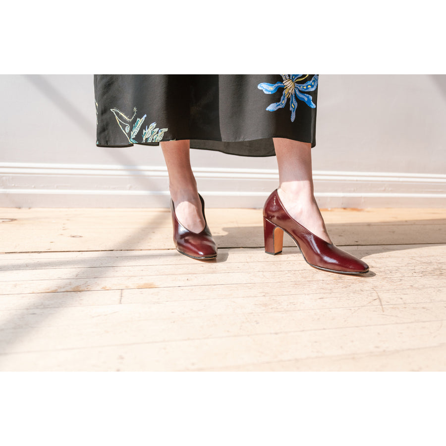 Rachel Comey Chloris Pump in Cherry