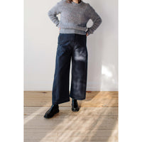 Henrik Vibskov Navy Post Pant in Navy x Off White