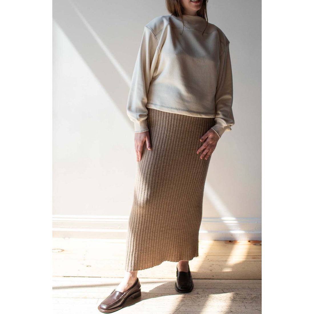 Baserange Kai Skirt in Stoppa Brown