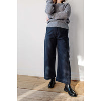 Henrik Vibskov Navy Post Pant in Navy x Off White