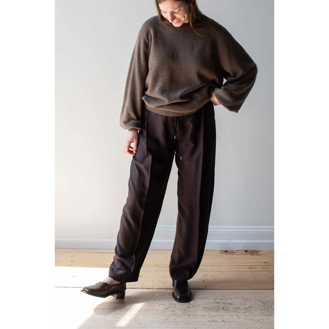 Studio Nicholson Leven Pant in Espresso