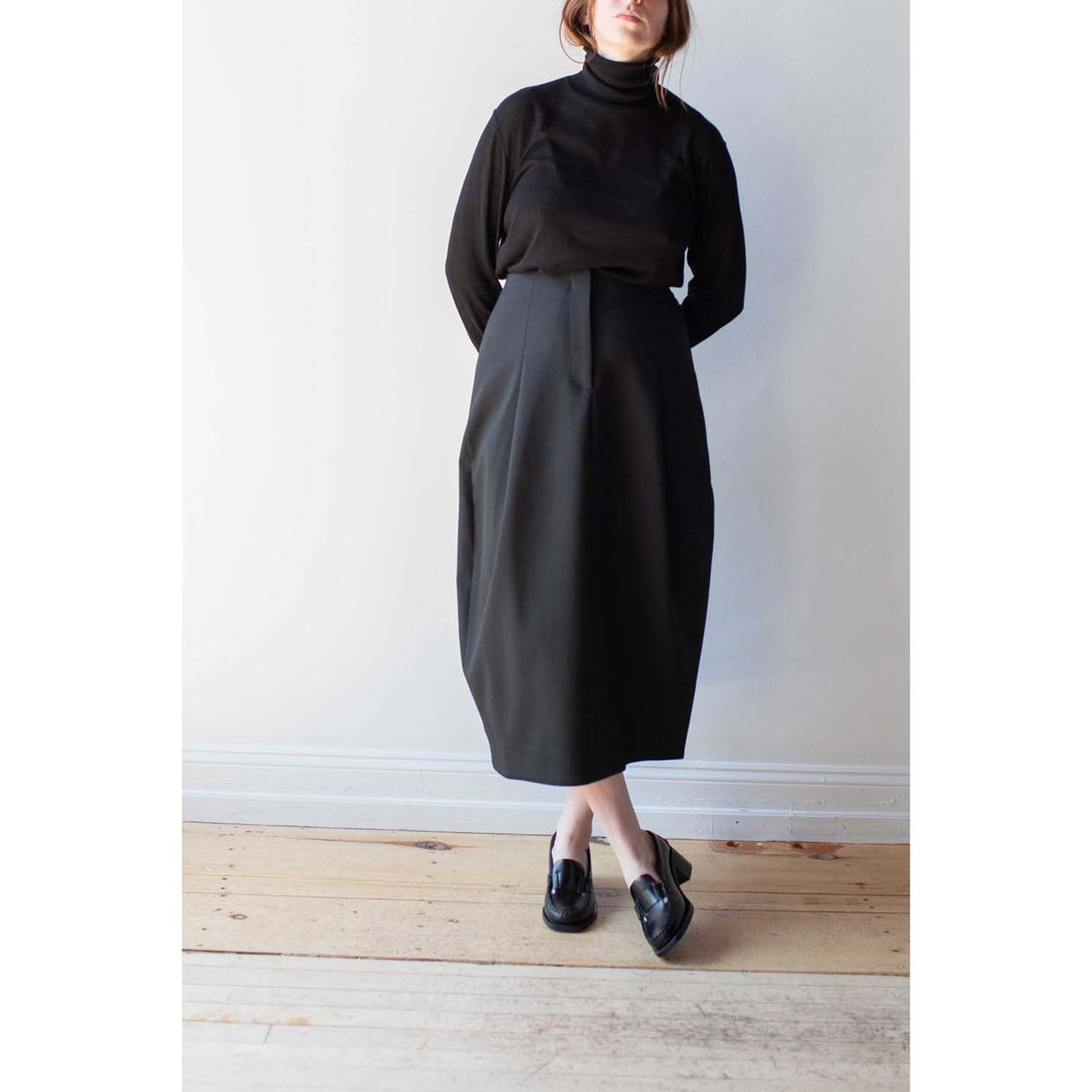 Studio Nicholson Carson Skirt in Black