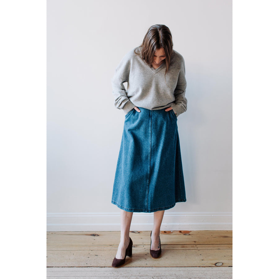 Rachel Comey Dannet Skirt in Indigo