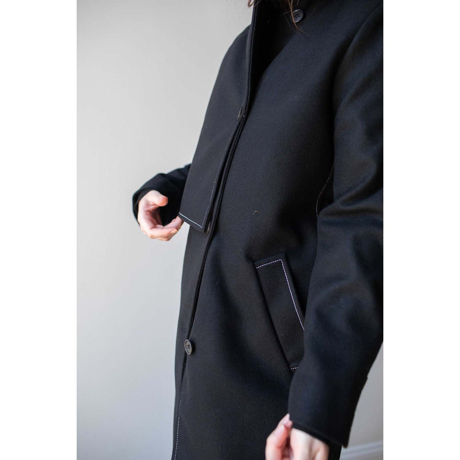 Henrik Vibskov Evening Coat in Black