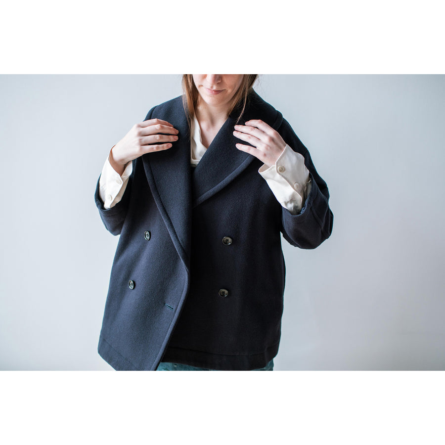 Nicholson & Nicholson My Shawl Coat in Navy