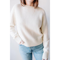 Extreme Cashmere Please Sweater in Cream