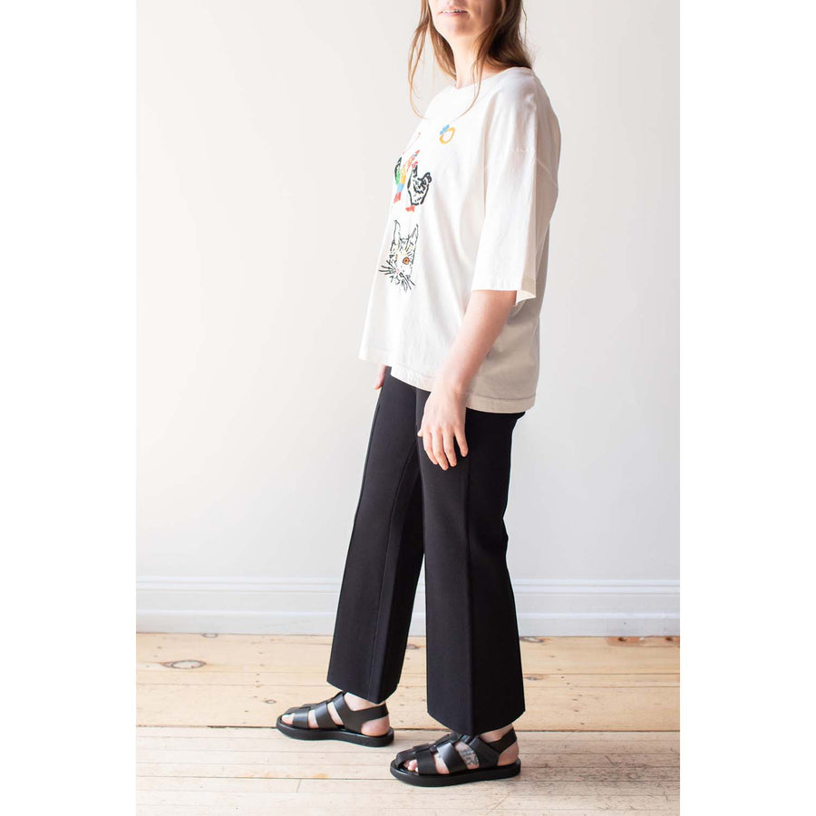 Apiece Apart Rene Pull-On Pant in Black