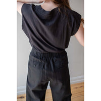 Apiece Apart Manu Drawstring Pant in Black