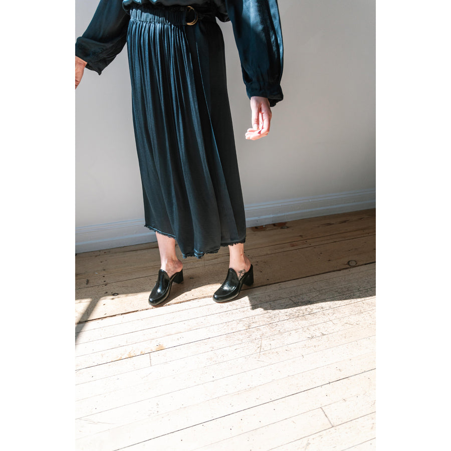 Raquel Allegra Lotus Skirt in Midnight