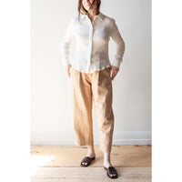 Apiece Apart Bari Crop Trouser in Desert