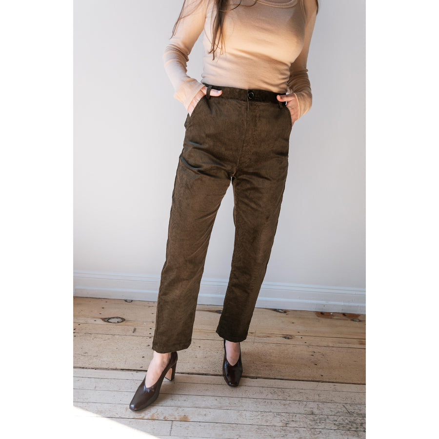 Rachel Comey Corduroy Pseudo Pant in Bark