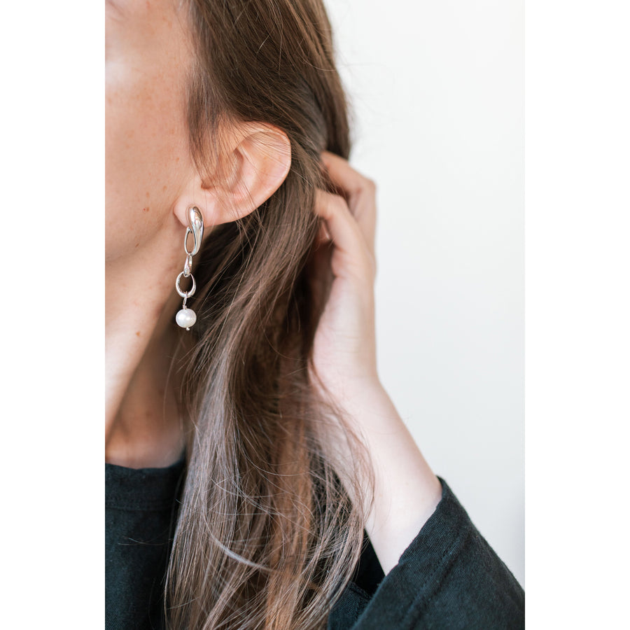 Leigh Miller Chrysalis Earrings in Sterling Silver