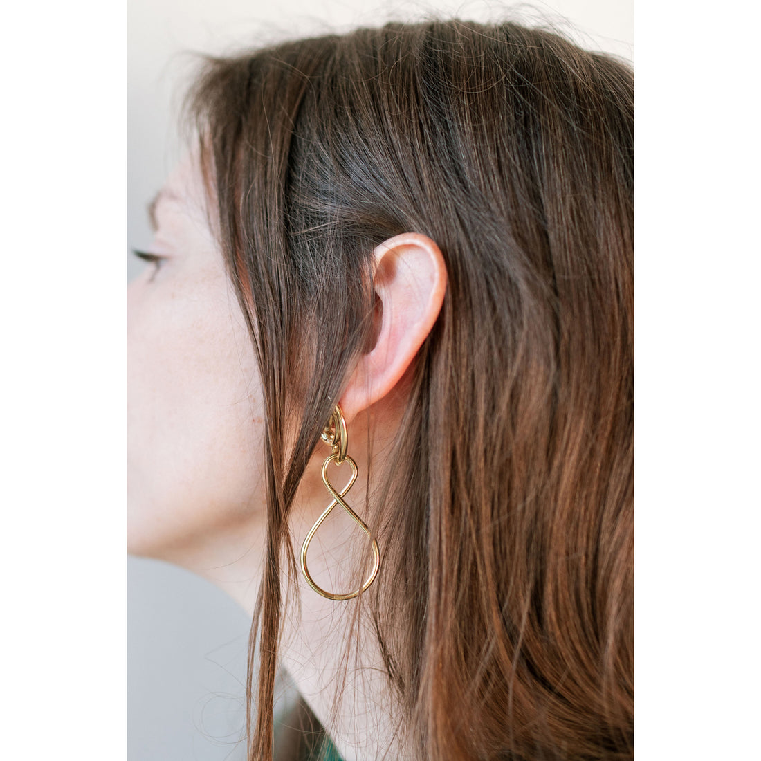 Leigh Miller Orso Hoops in Brass