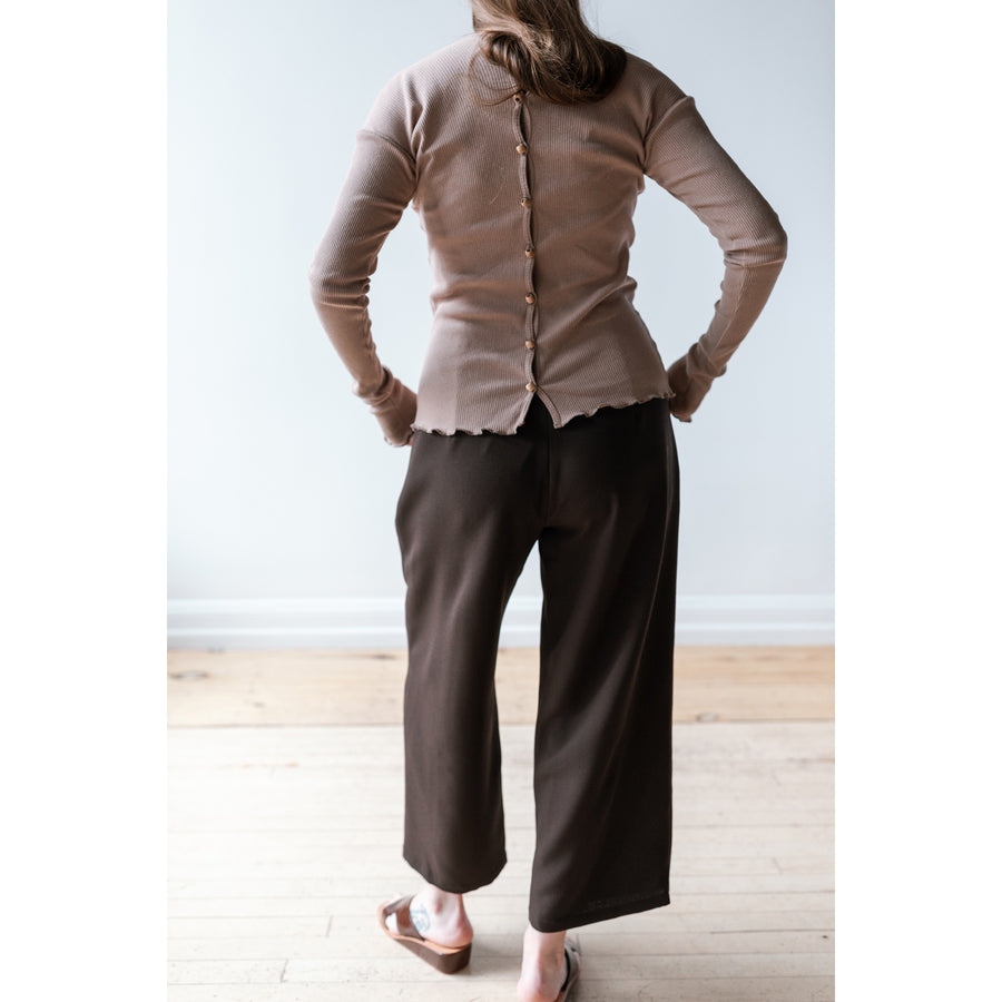 Baserange Tav Cardigan in Dried Beige