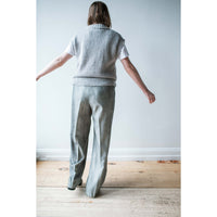 Sayaka Davis Belted Tucked Trousers in Concrete