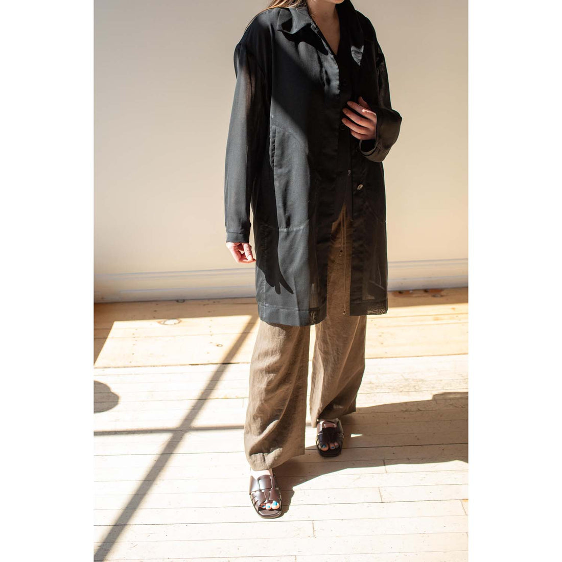 Kallmeyer Dixon Car Coat in Black