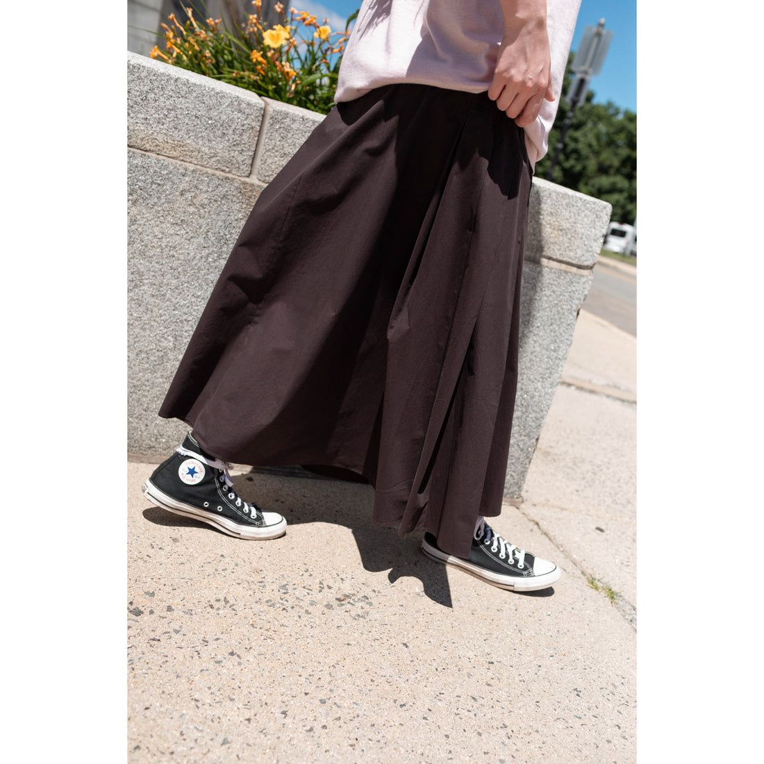 Studio Nicholson Lawson Skirt in Black Grape