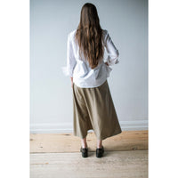 Sayaka Davis Flared Long Skirt in Beige