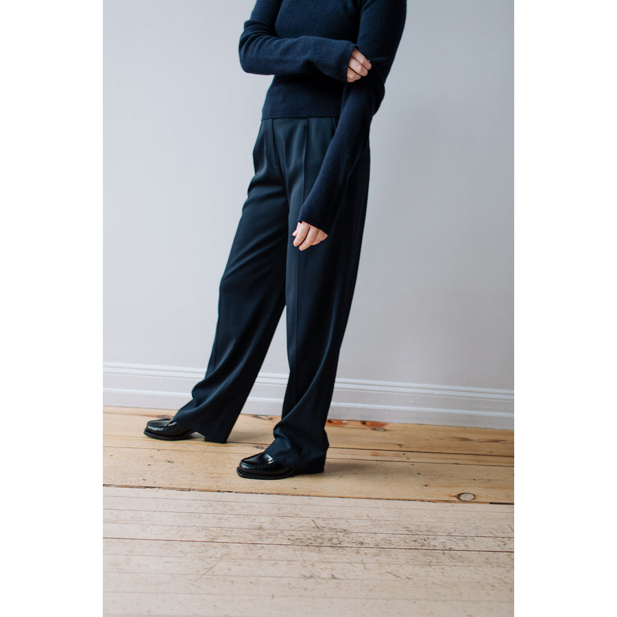 Kallmeyer Le Smoking Trouser in Navy Sporty Suiting