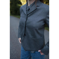 Kallmeyer Kiernan Shrunken Blazer in Heather Grey