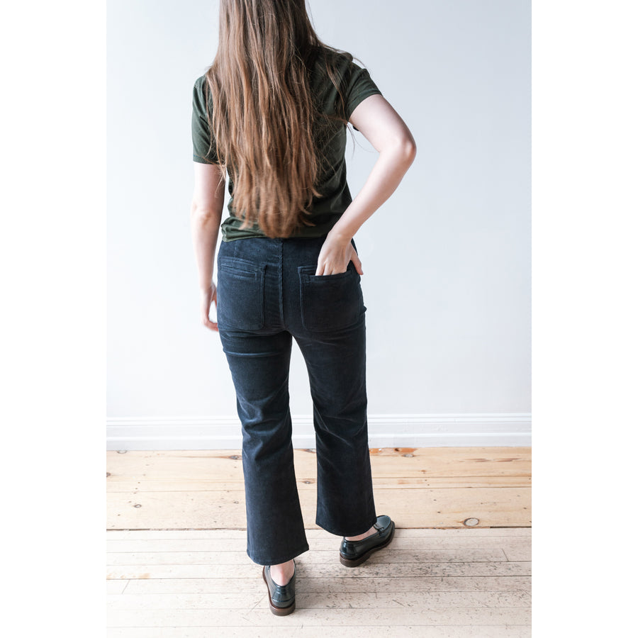 Apiece Apart Slim Marston Pant in Midnight Corduroy