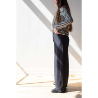 Apiece Apart Cara Wide Leg Pant in Midnight