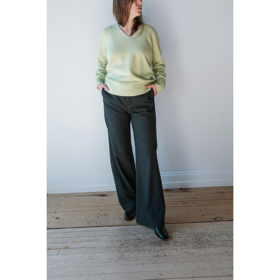 Hope Skew Trousers in Grey Melange