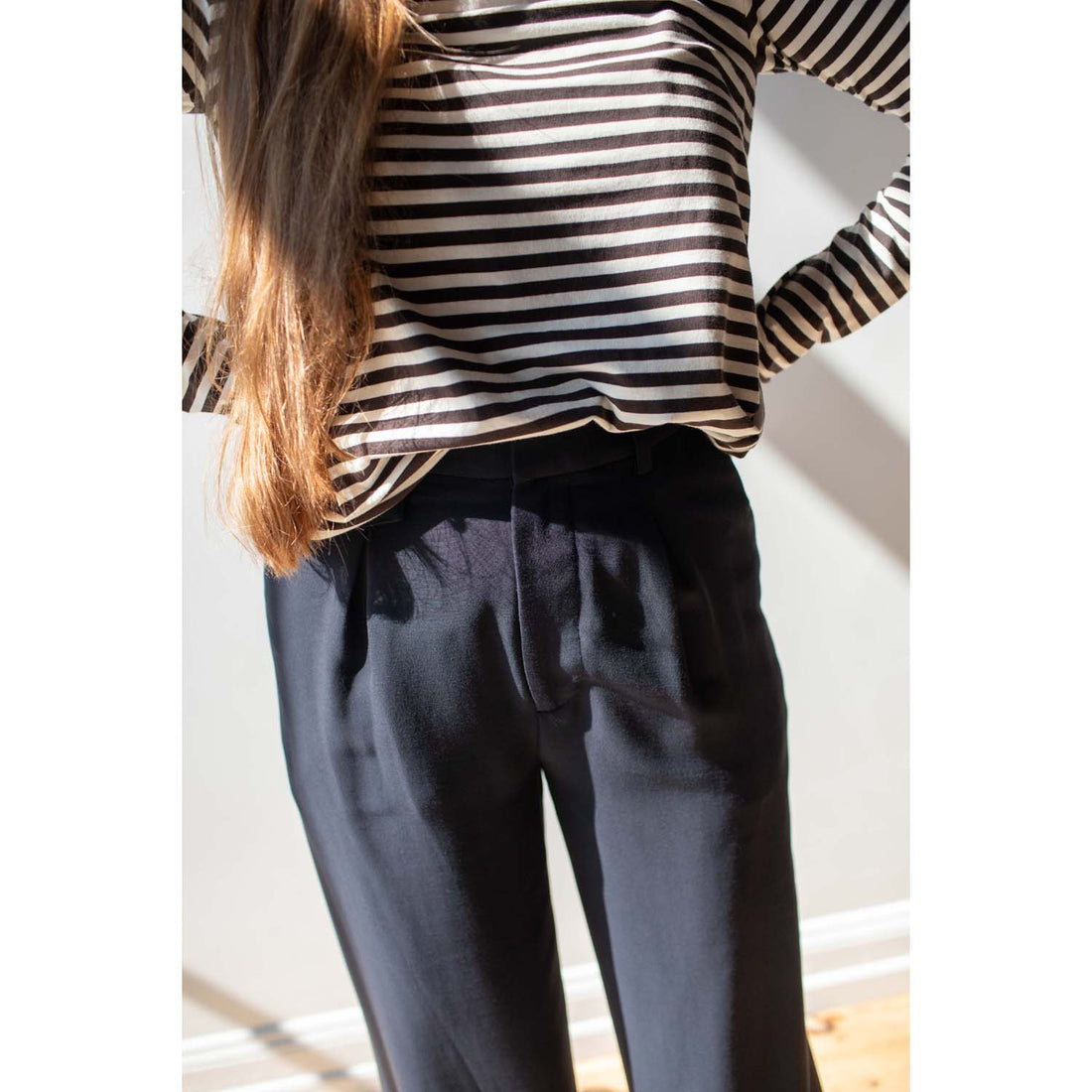 Apiece Apart Cara Wide Leg Pant in Midnight