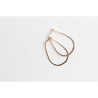 Melissa Joy Manning Small Teardrop Hoops in 14k Yellow Gold