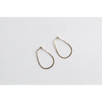 Melissa Joy Manning Small Teardrop Hoops in 14k Yellow Gold