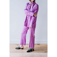 Rodebjer Miso Stripe Pants in Orchid