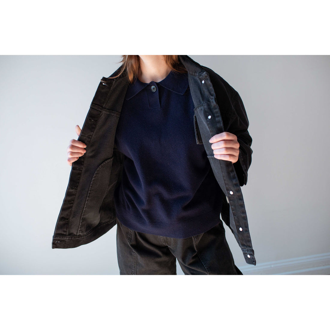 Kallmeyer Elliot Chore Coat in Onyx