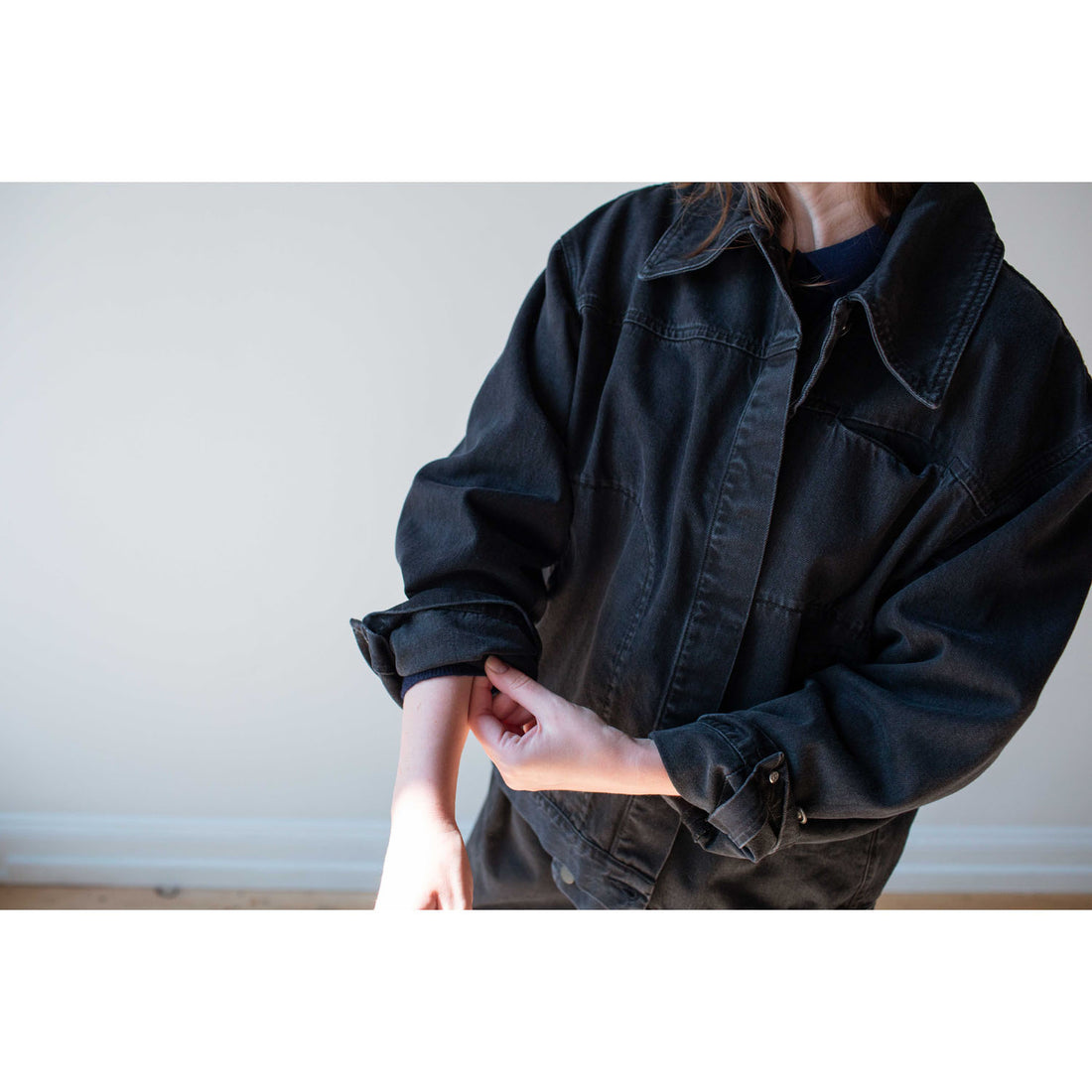 Kallmeyer Elliot Chore Coat in Onyx