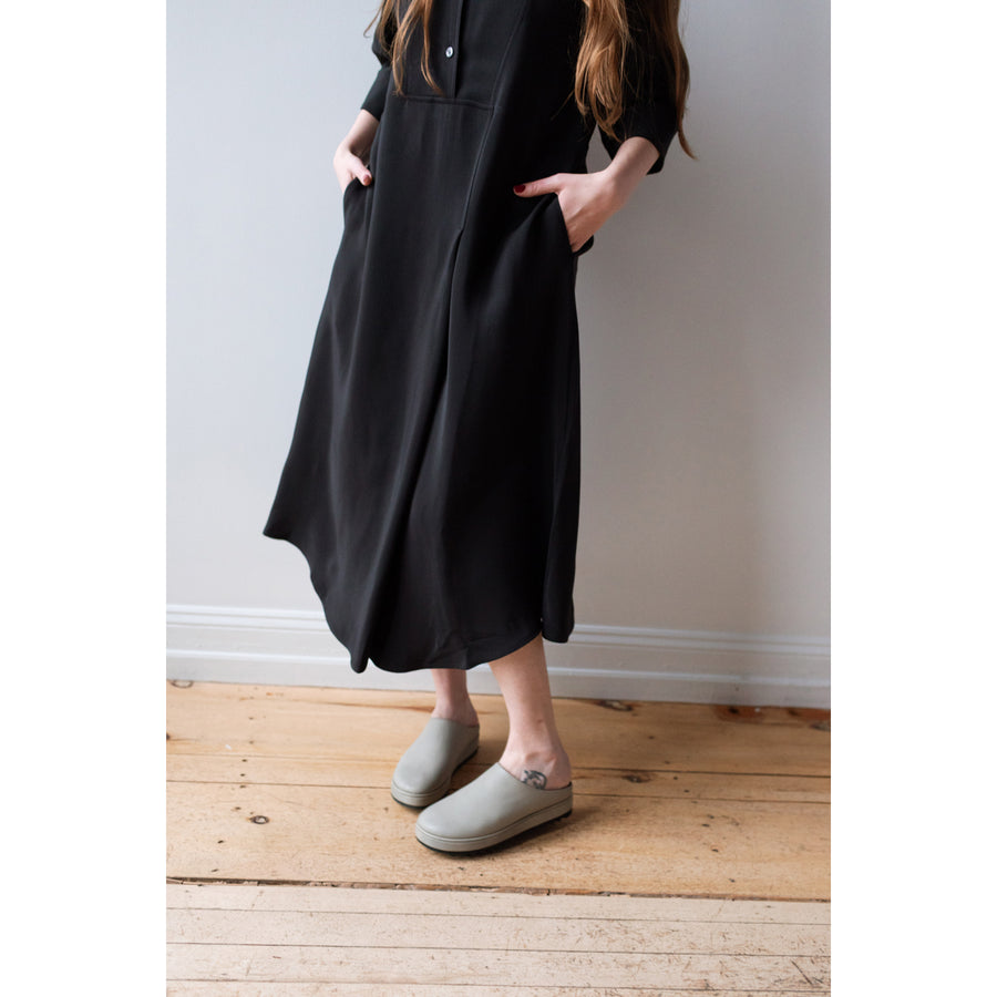 Studio Nicholson Sabo Shirt Dress in Darkest Navy