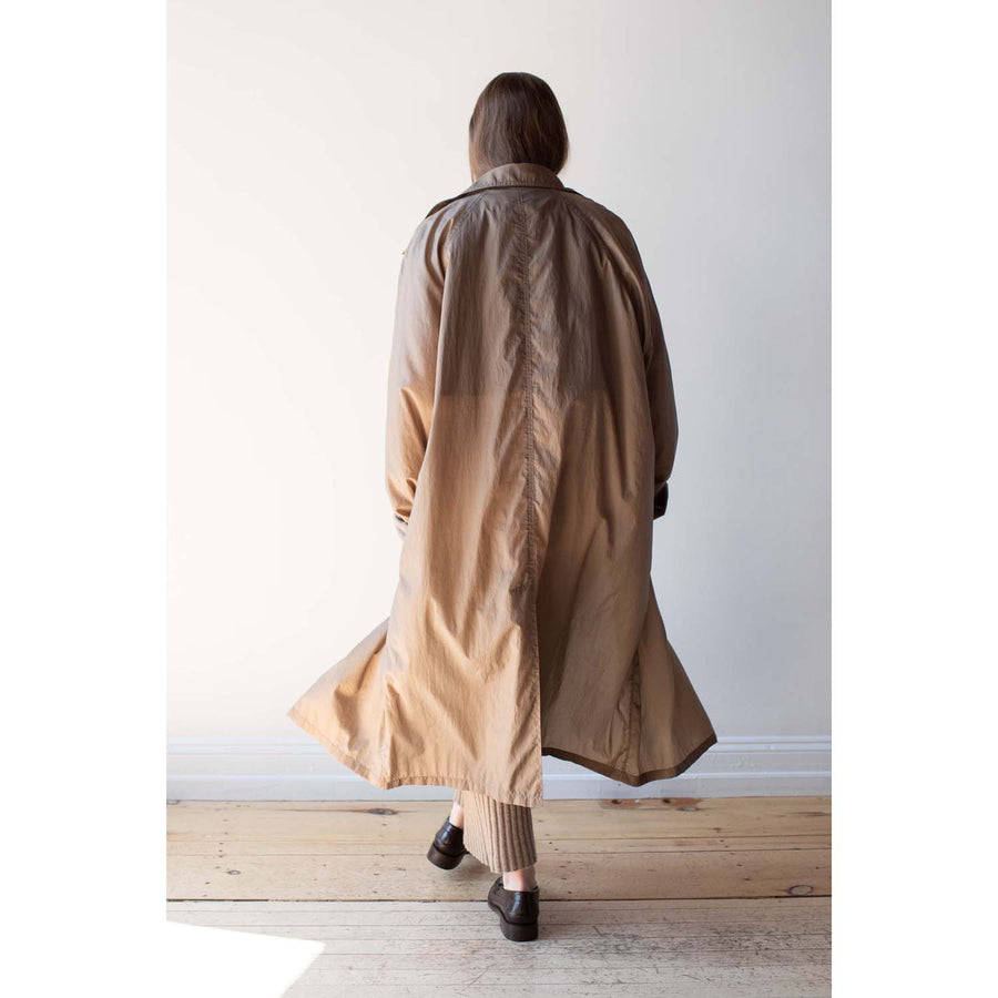 Hope Flood Nylon Coat in Mid Beige