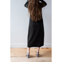 Lauren Manoogian Base Maxi Dress in Charcoal Melange