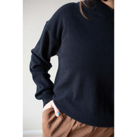 Studio Nicholson Fiore Sweater in Darkest Navy