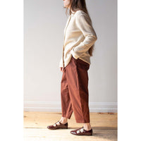 Caron Callahan Brady Trouser in Brownstone Poplin