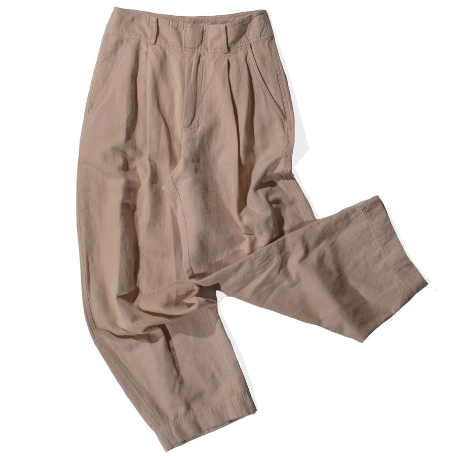 Apiece Apart Bari Crop Trouser in Desert